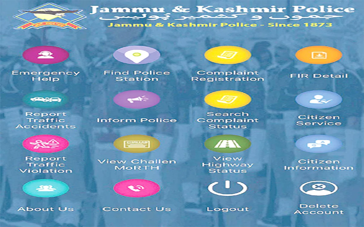 J&K Police urge people to use its citizen centric services app