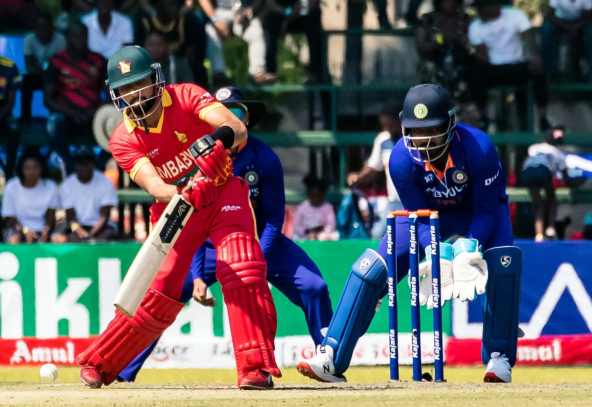 The crowd got more involved when Raza smashed Shardul Thakur for three fours in the 39th over that eventually yielded 20 runs.