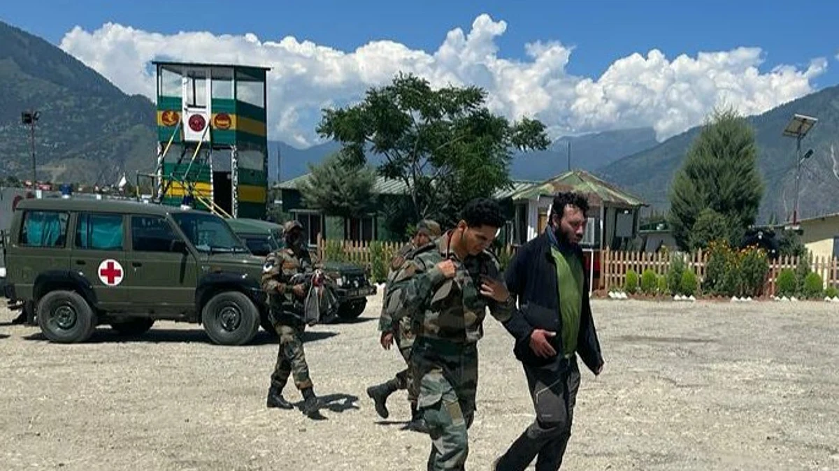 Army on Saturday rescued a Hungarian trekker who had lost his way in Umasi La Pass in Himalayan Ranges from Dul area of Kishtwar.