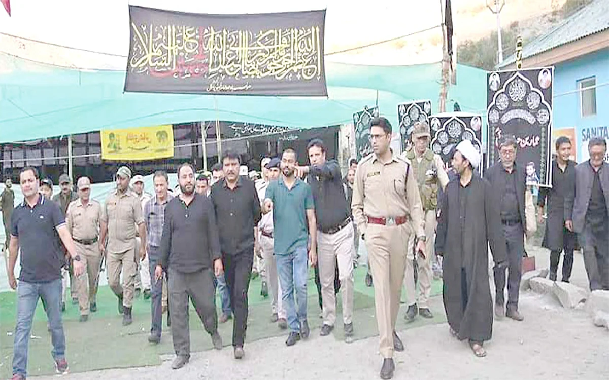Ashura arrangements reviewed in Kargil