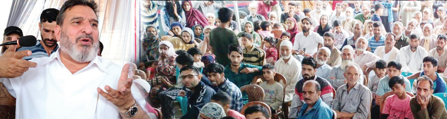 Bukhari while demanding immediate assembly elections here said, “People should not be deprived of their political empowerment, in terms of their right to elect their own government in J&K.”