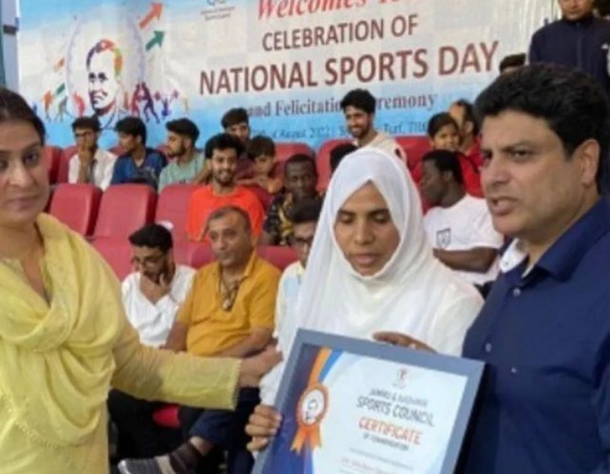 Secretary Youth Services & Sports Department, Sarmad Hafeez presided over the function as chief guest at TRF Football Turf here.