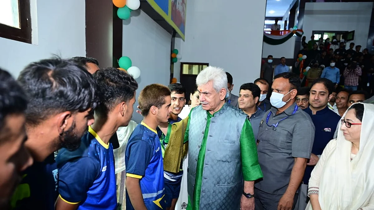 Lieutenant Governor Manoj Sinha on Wednesday said that downtown Srinagar has emerged as the "new address of Indian sporting heroes'.