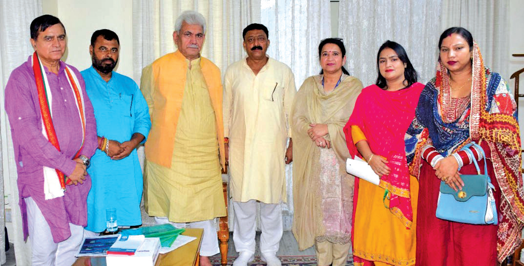 The Lt Governor while interacting with the PRI representatives assured them that the issues and demands projected by them would be looked into for early redressal on merit.