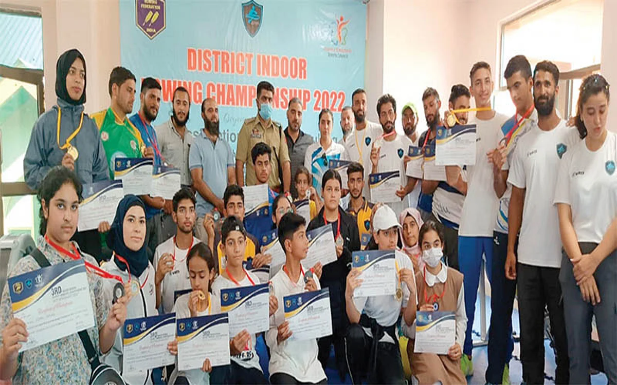 Srinagar Indoor Rowing championship concludes