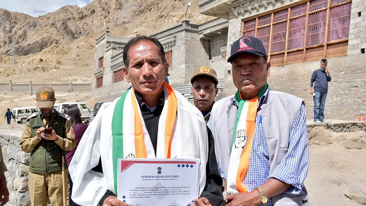 Indian National Congress (INC) candidate Tashi Tundup won the by-election for 22- Timisgam constituency of the Ladakh Autonomous Hill Development Council (LAHDC) Leh by a margin of 273 votes defeating the BJP candidate.
