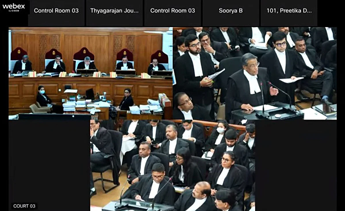 The apex court added that its "statistics show that more than eight lakh viewers watched the proceedings before the three constitution benches''.