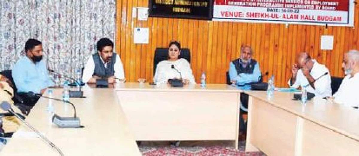 During the interactive session, Dr Hina gave a brief about the employment generation programmes being implemented by the Board.