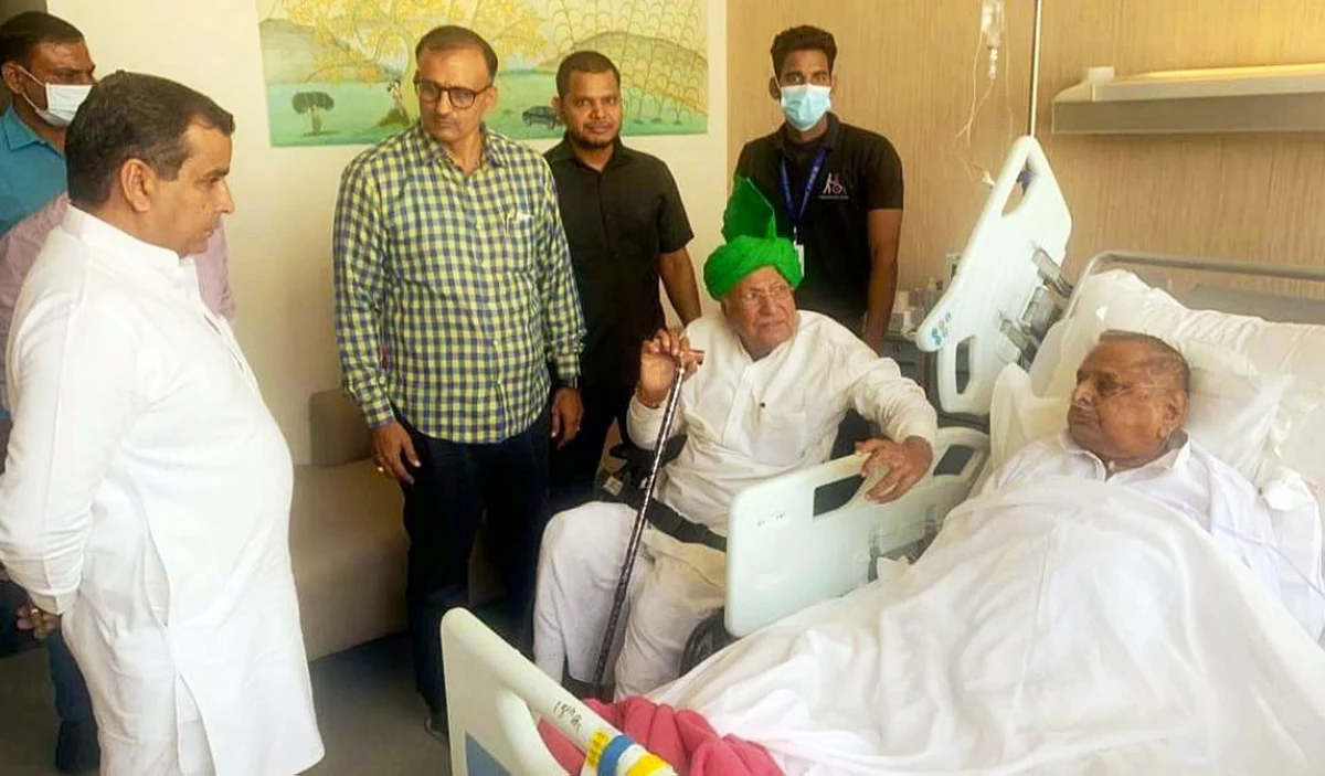 Samajwadi Party leader Mulayam Singh Yadav passed way at Medanta Hospital, in Gurugram on Monday.
