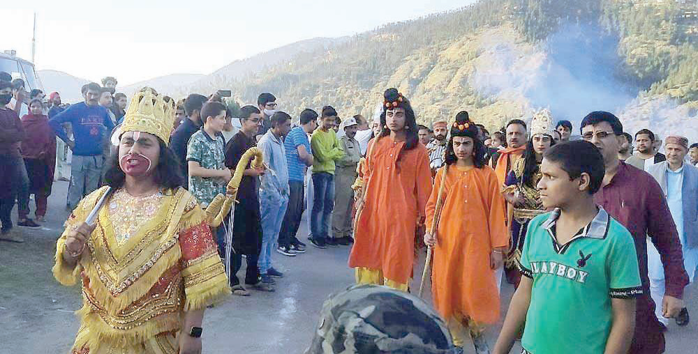 The venue of the celebration was changed due to congestion at historical Seri Bazaar Bhadarwah after construction of the park.