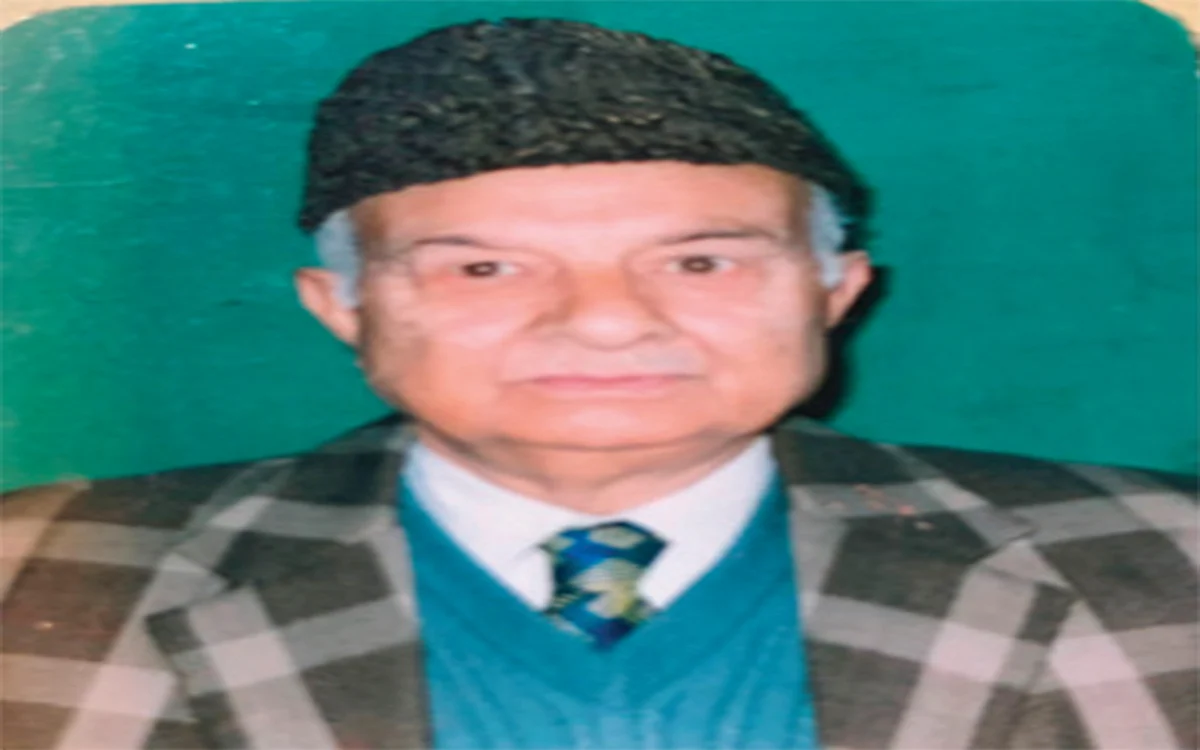 Former CE R&B deptt Ghulam Rasool Laharwal passes away