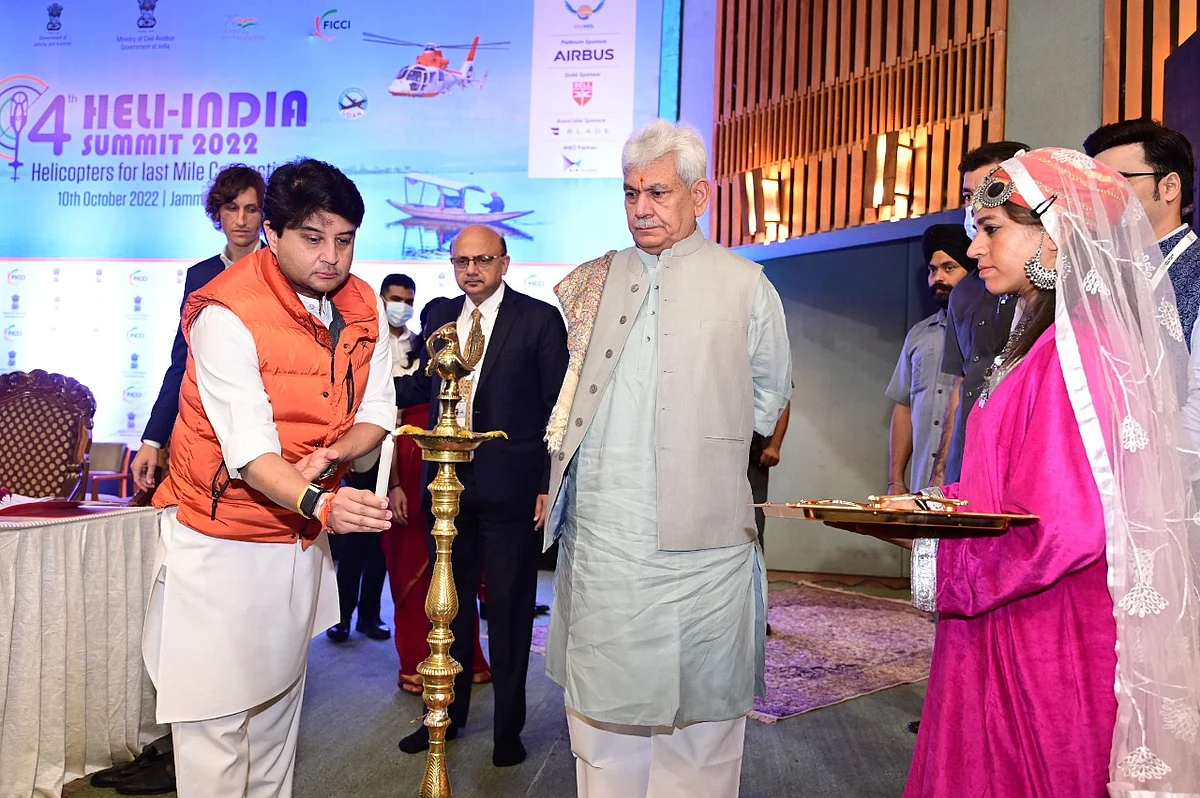 In terms of railway connectivity, Jammu and Kashmir will be connected to Kanyakumari by the next year, LG Manoj Sinha informed.