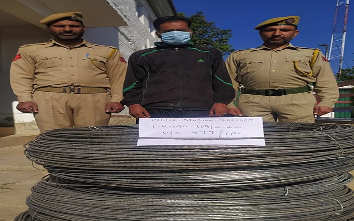 Police arrest thief in Sopore | Stolen property recovered