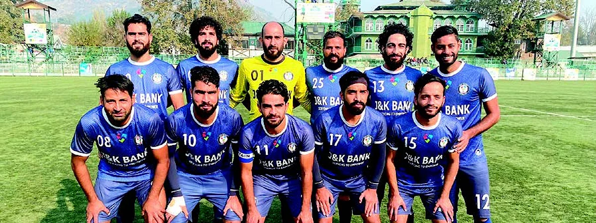 POSITIVE KASHMIR FOOTBALL TOURNAMENT | J&K Bank beat Iqbal Sports 3-0