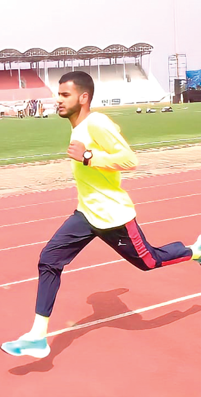 He has recently emerged as J&K’s top athlete, notably in Kashmir, and he has the ability to help the state of J&K win that elusive medal in athletics on the national stage.