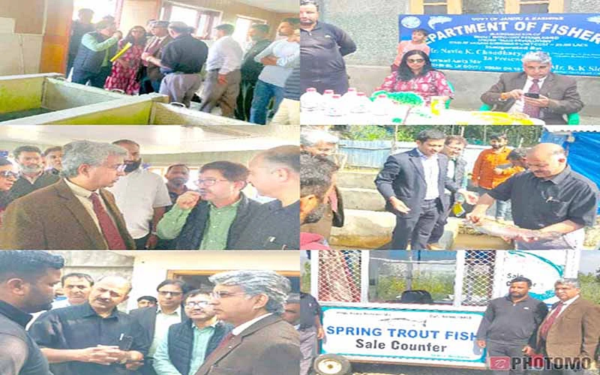 Union Joint Secy Fisheries reviews PMMSY, other schemes in Anantnag