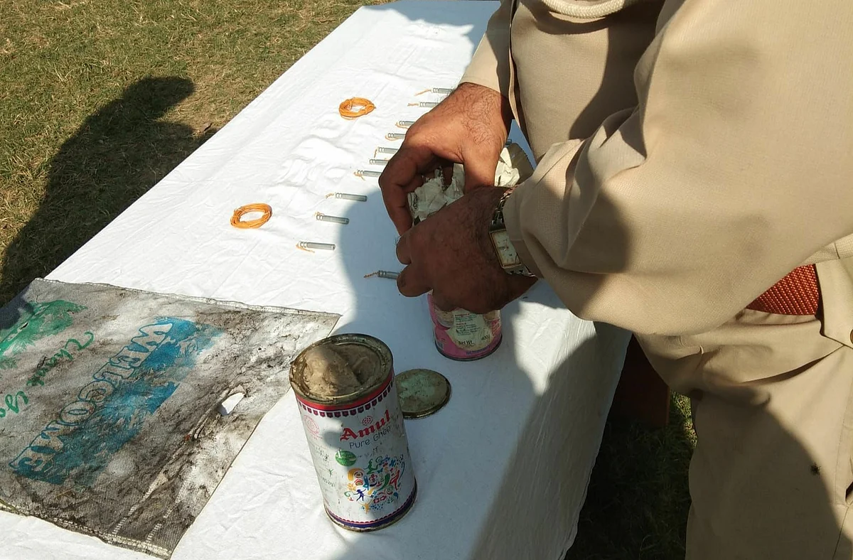 Railway Police Jammu on Thursday claimed to have foiled a major terror act with the recovery of 18 detonators, suspected wax type explosive material and wires near the taxi stand of Jammu railway station.