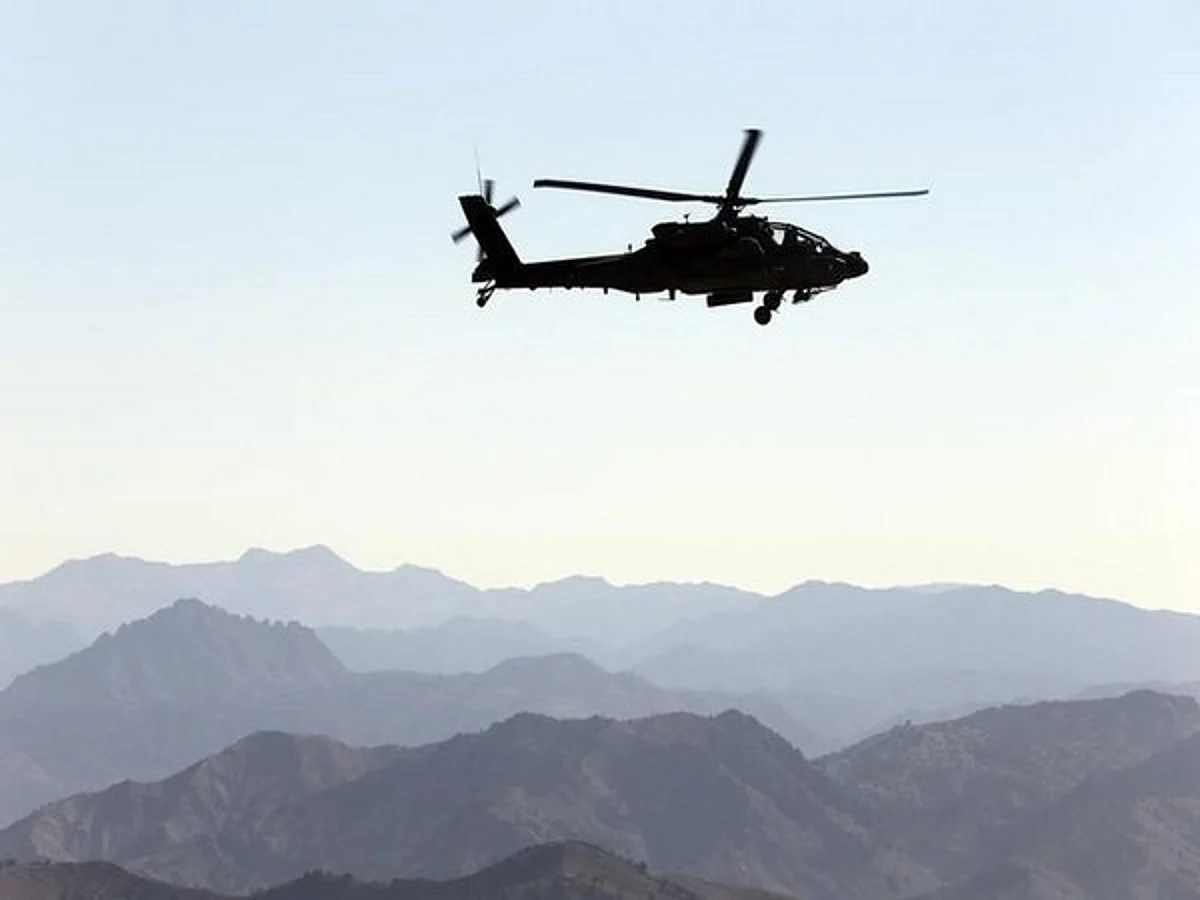The Army aviation Cheetah helicopter flying in the forward area near Tawang in Arunachal Pradesh crashed on Wednesday, defence sources said.