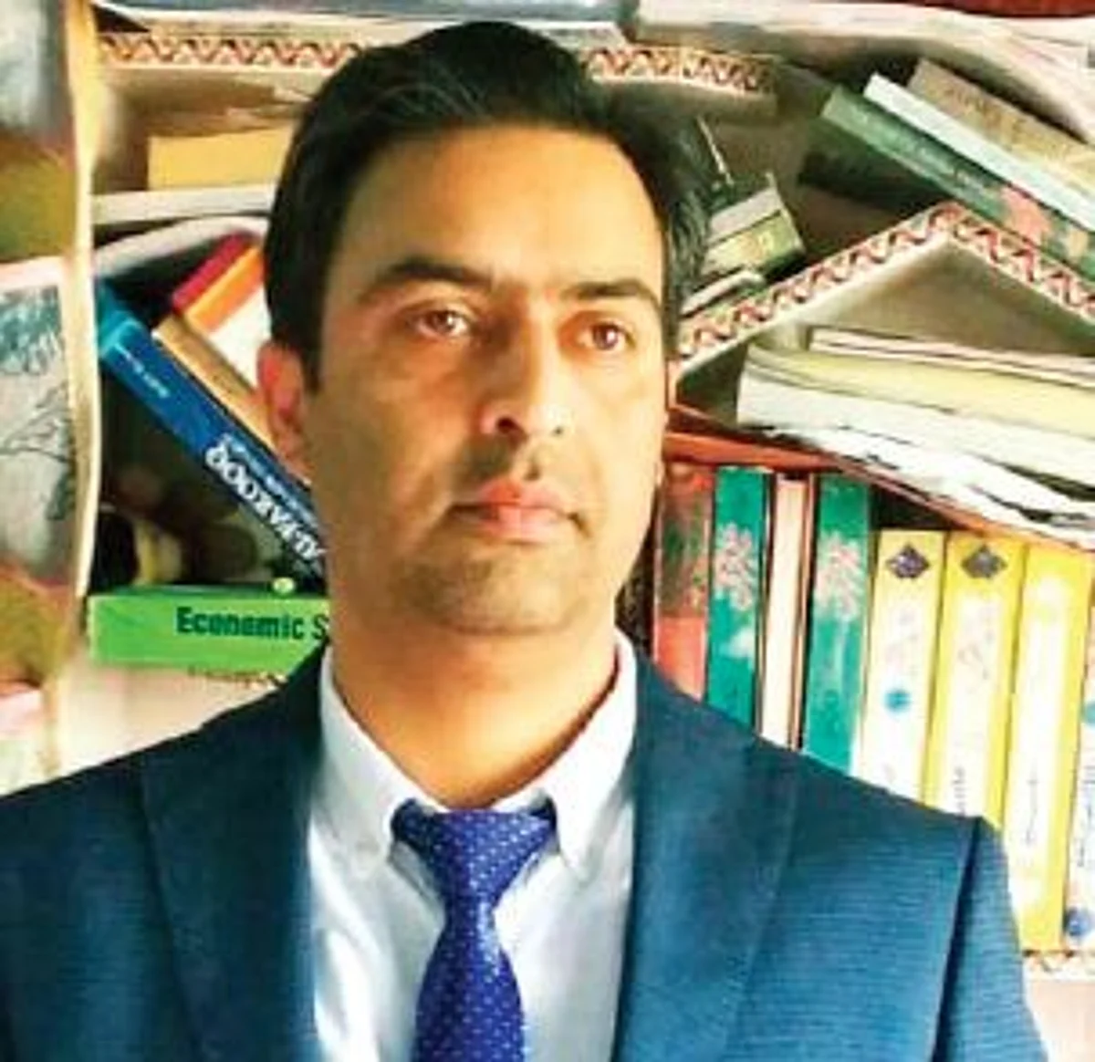Sudhan, a resident of Boniyar area of Uri in Baramulla, is presently posted in Khanpora school.