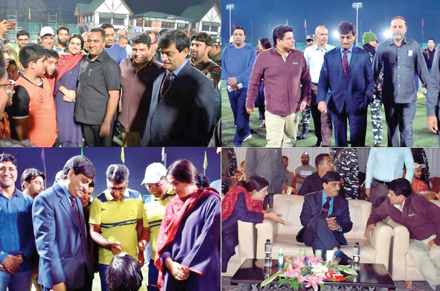 Chief Secretary had an extensive round of the entire complex which houses cricket and football academy centers.