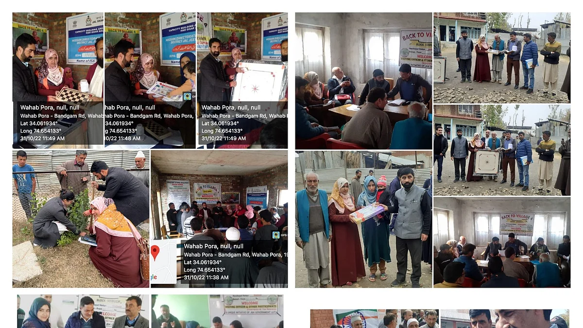 B2V4 concludes at 296 panchayats of Budgam