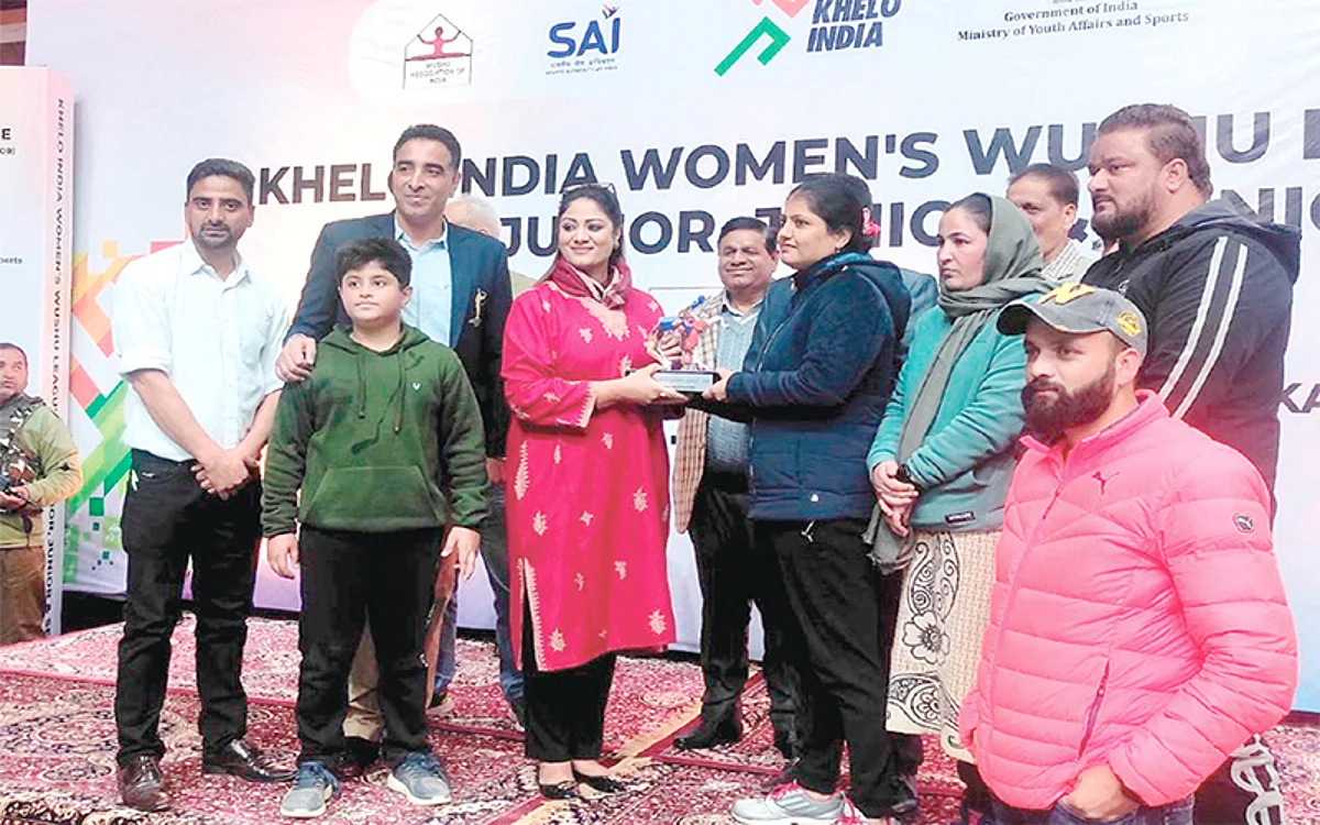 Hina Bhat inaugurates Khelo India Wushu Women’s League 2022