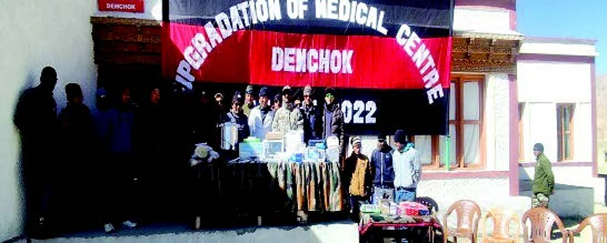 Army upgrades medical centre at Demchok village