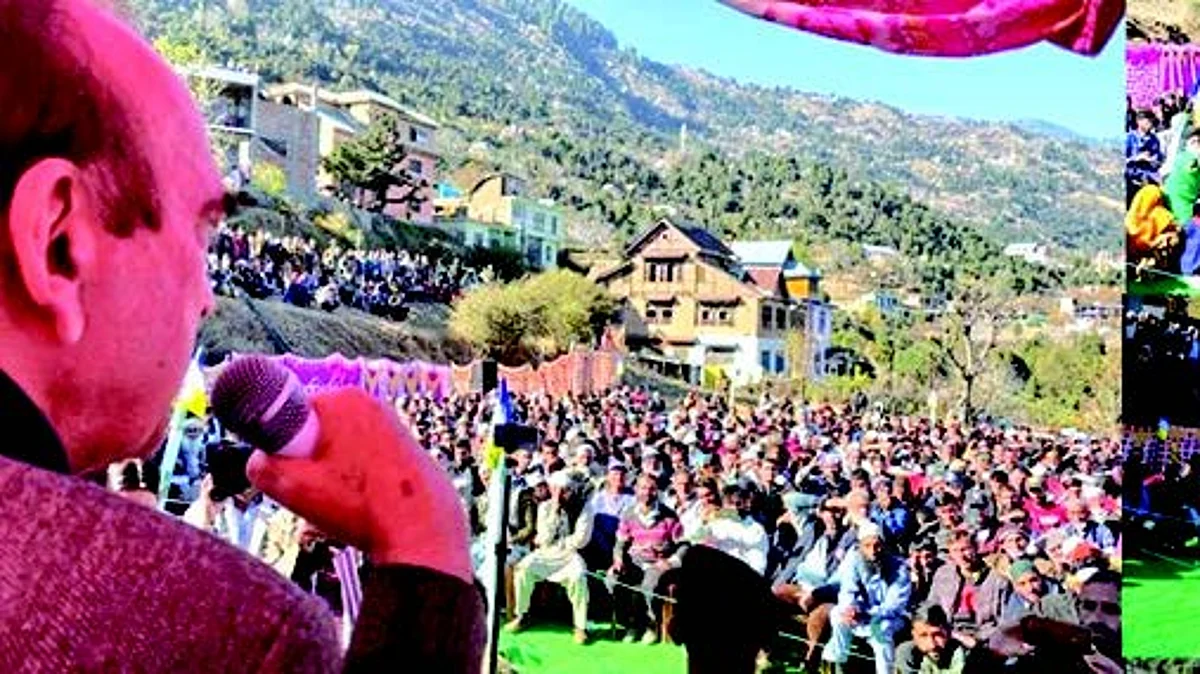 Azad reminded the people of his tenure as Chief Minister of Jammu and Kashmir for two and a half years and termed that as a “golden developmental era of erstwhile state.”