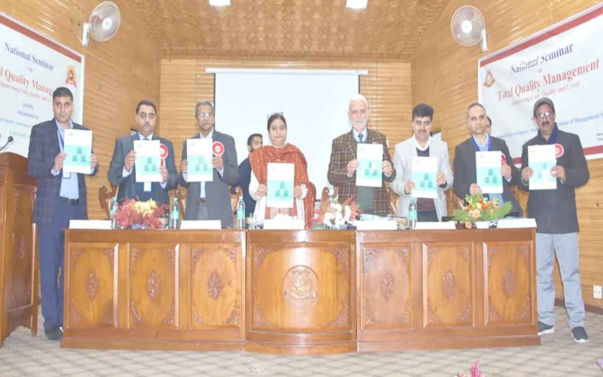 KU VC inaugurates national seminar on Total Quality Management