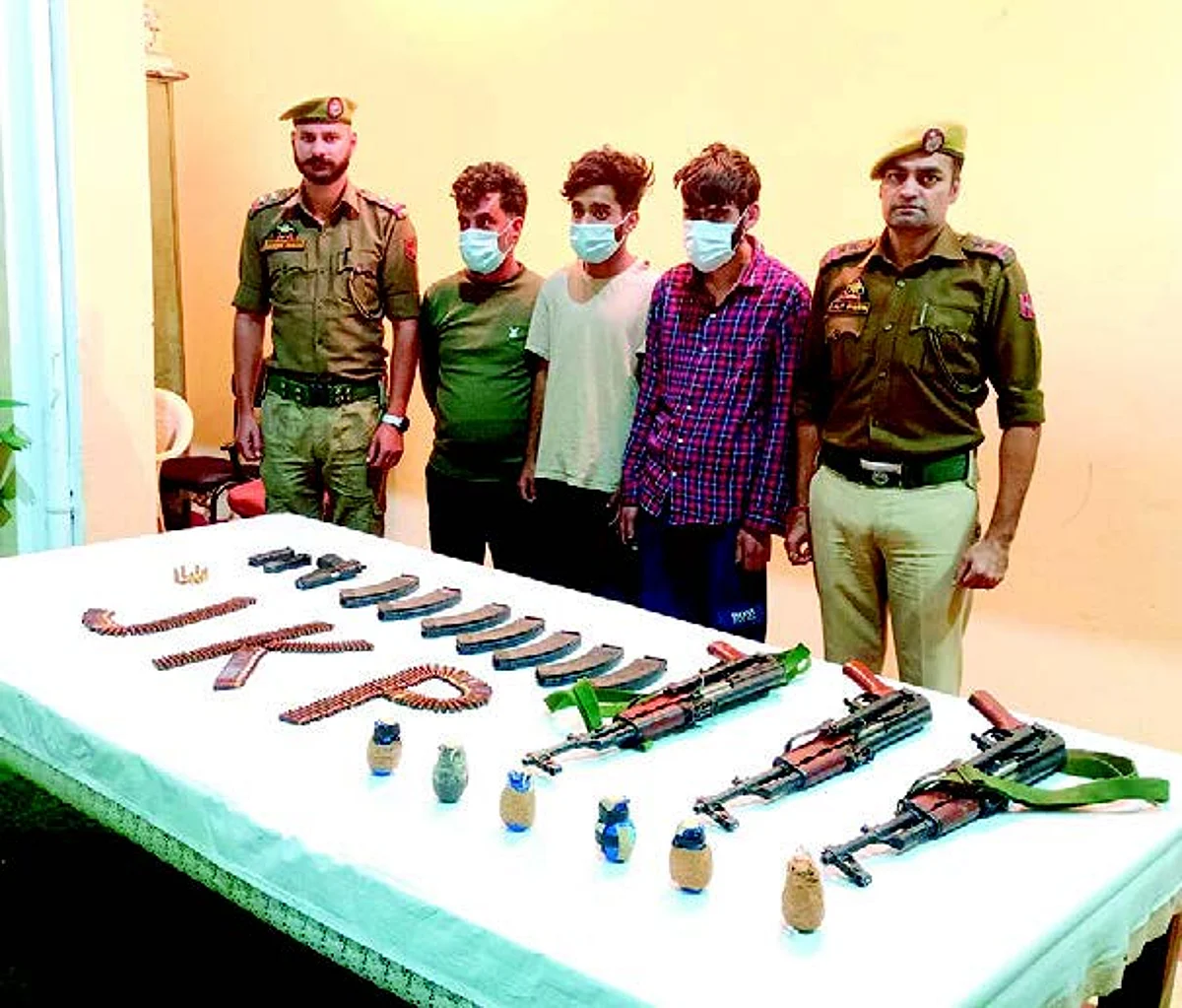 The trio was taken to the police station concerned, following the scuffle with the police and they were booked under FIR Number 284 under section 353 at Police Station Bahu Fort.