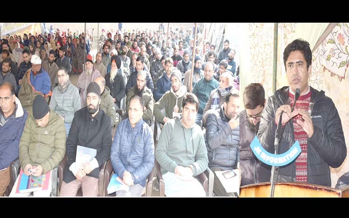 Massive participation of people witnessed at Block Diwas Pulwama