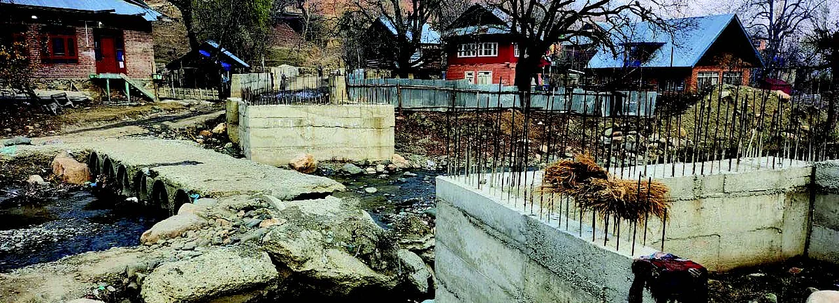 “For the last several years, we have been using a makeshift bridge to cross the river. Don’t know when our miseries will end,” he added.