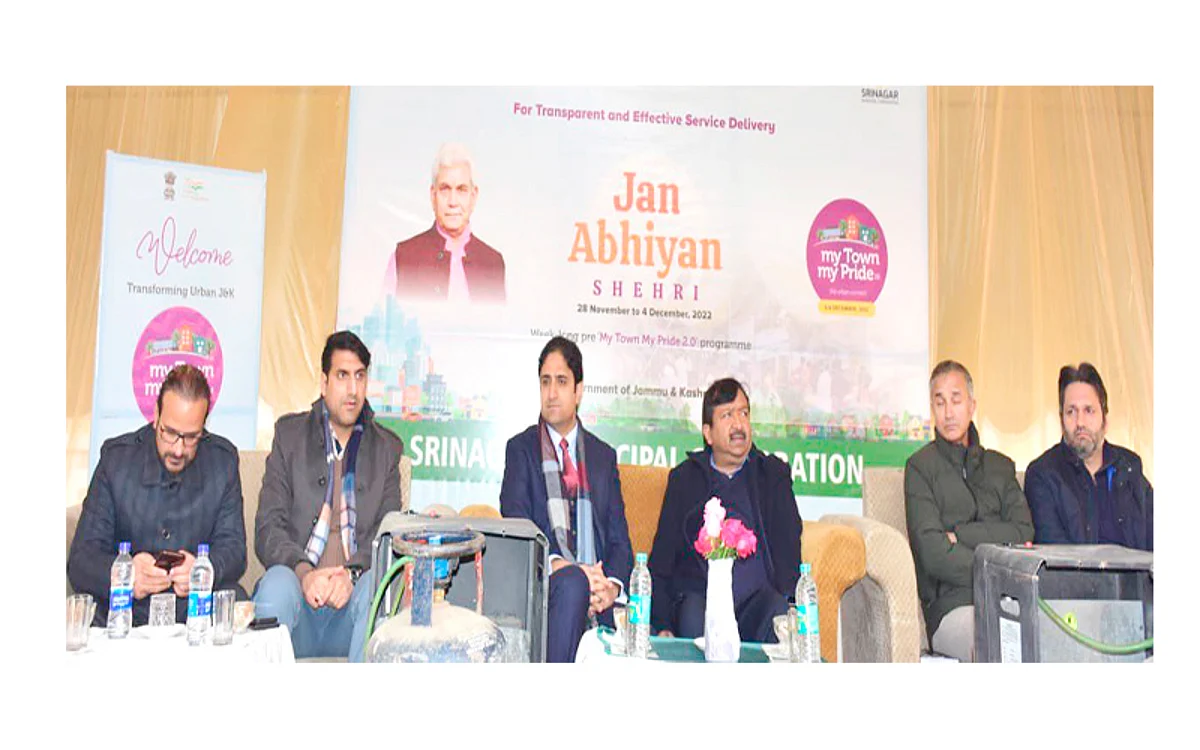 Mayor Srinagar, Principal Secretary HUDD launch events under ‘My Town My Pride 2.0’