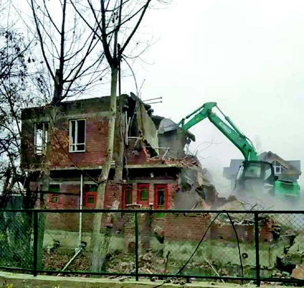 As per reports, no one was residing in the house presently. “His brother Abbas Nengro was a JeM terrorist, who was killed during encounter on June 6, 2013 at Achgoza Pulwama.