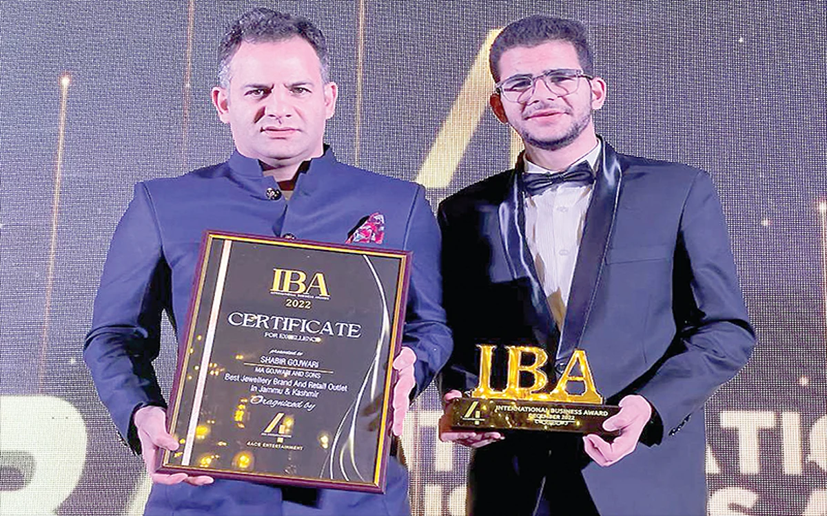 M.A Gojwari & Son bags International Business Award in jewellery, retail