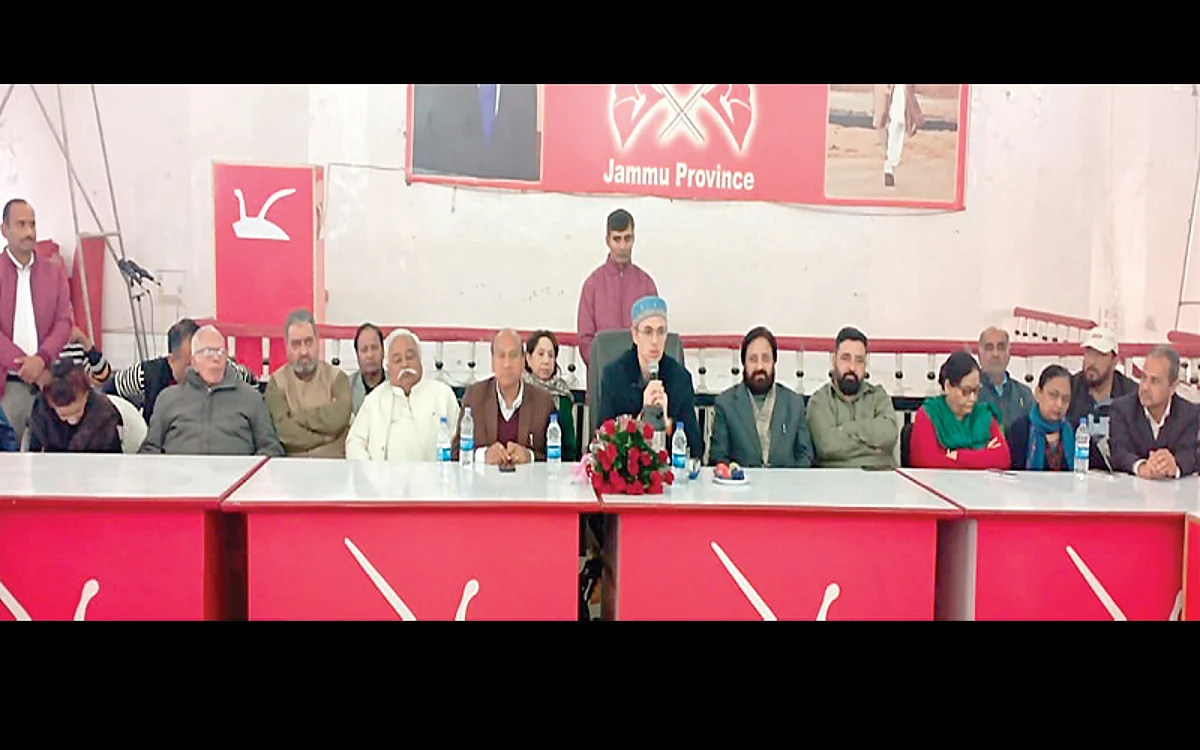 JKNC VP Presides Over An Interactive Session With Party Functionaries In Jammu | Take the mission and vision of the party to every door step across Jammu province : Omar