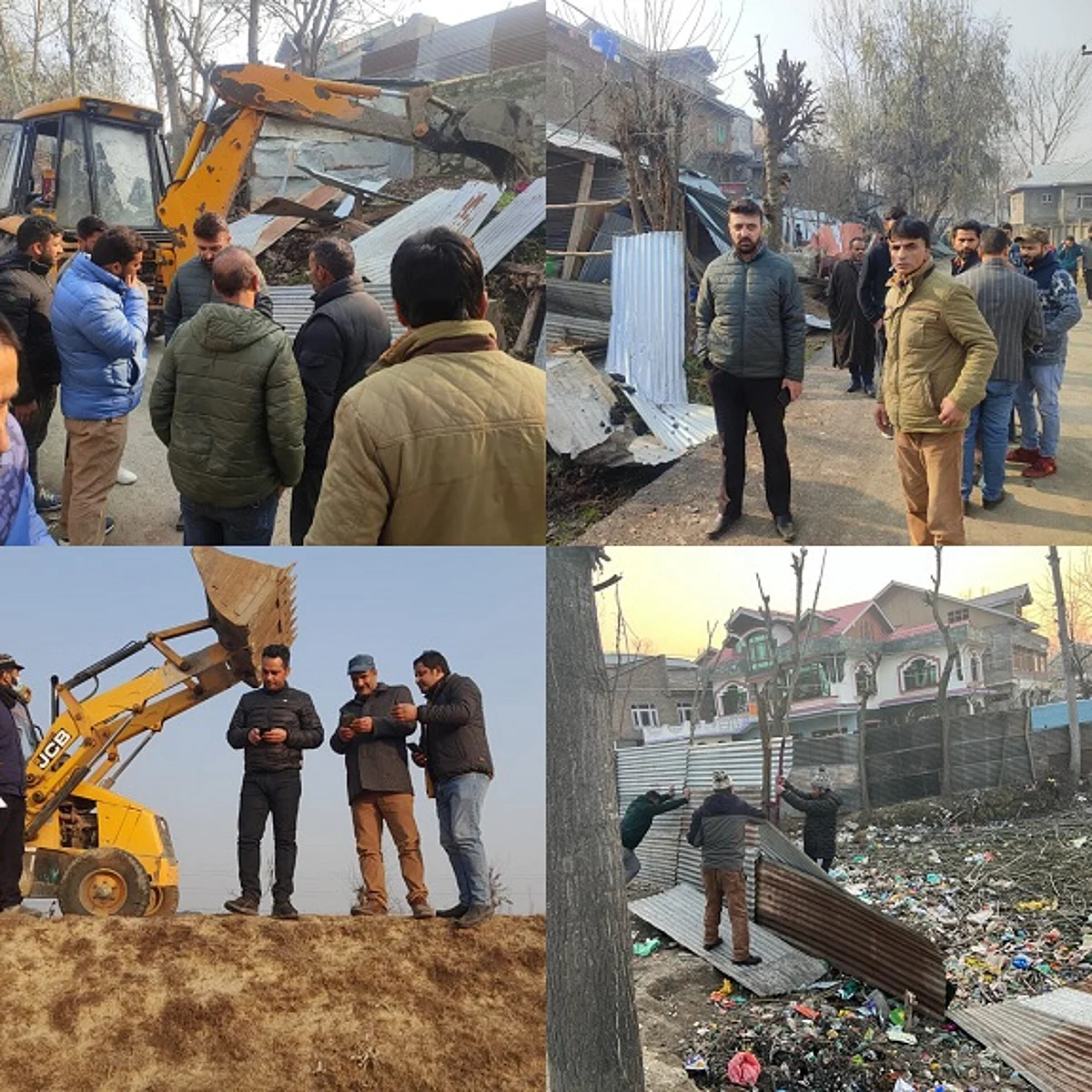 Drive against illegal occupation of government land in Srinagar