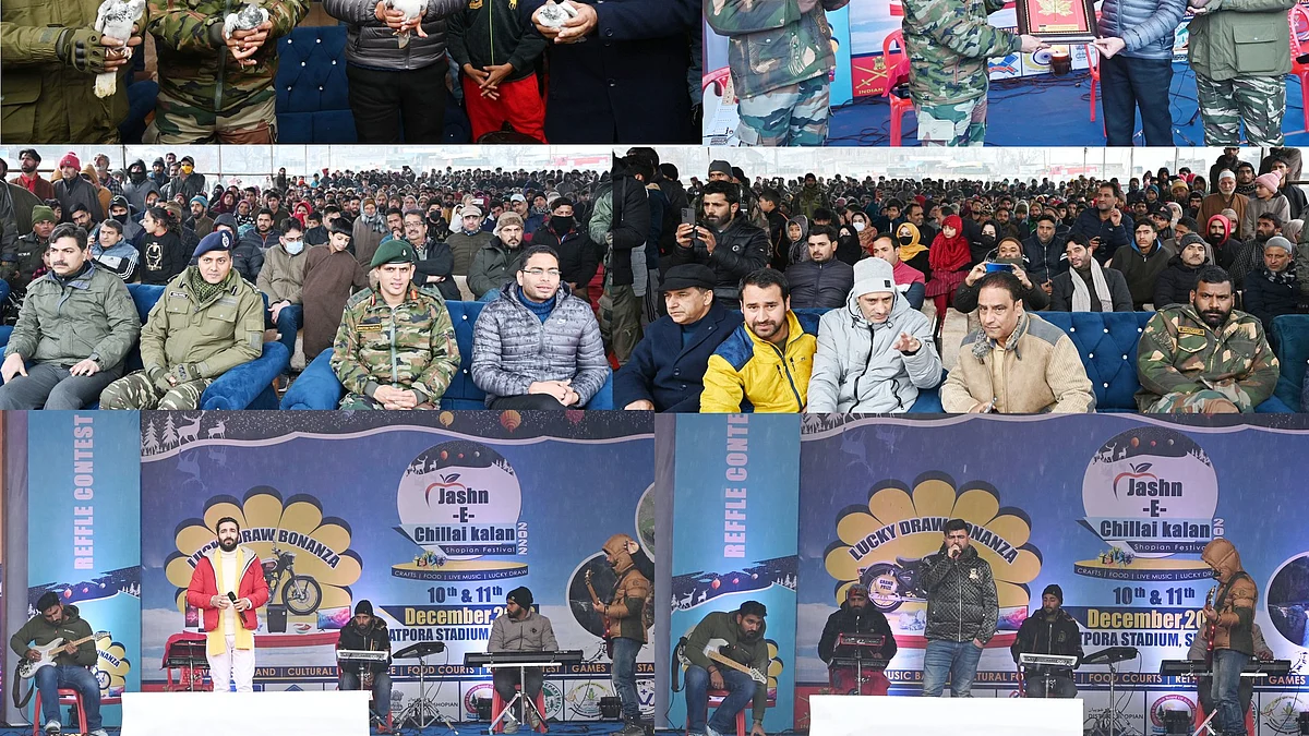 The event enthralled the participants with performances from the “who’s who of Kashmiri cultural music scene.”