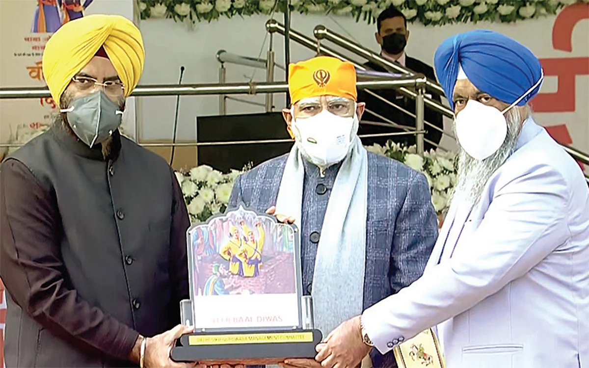 PM Modi takes part in programme marking ‘Veer Bal Diwas’