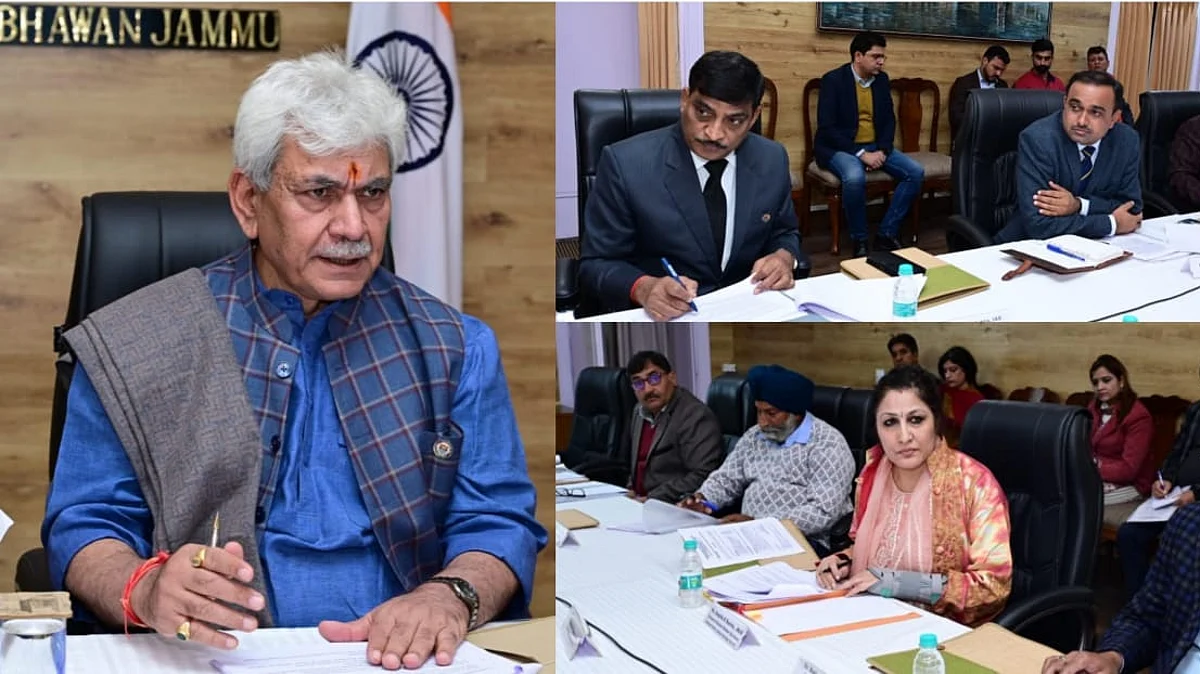 The Lt Governor also sought the status of works being undertaken by Archaeological Survey of India.