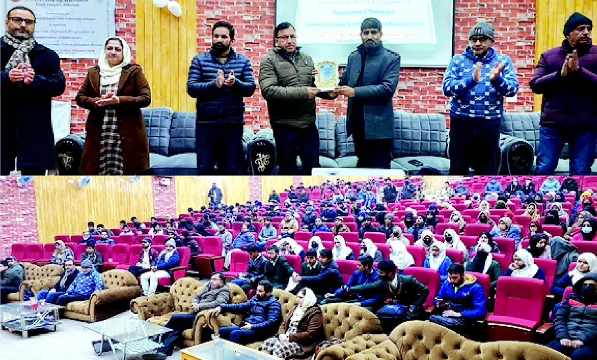 Dr Mohammad Ibrahim Mir, Assistant Professor, South Campus delivered a technical lecture on understanding mathematical logic.