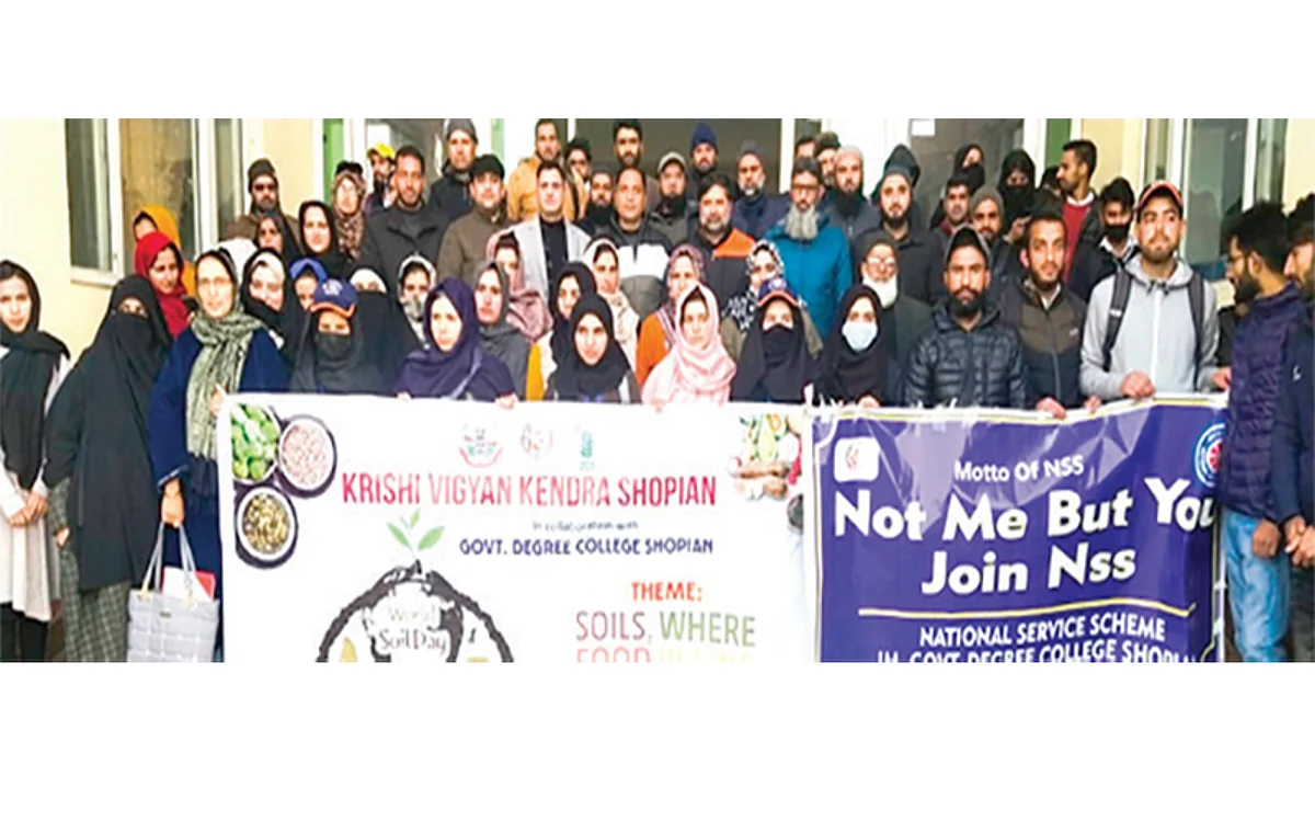 KVK Shopian organises World Soil Day