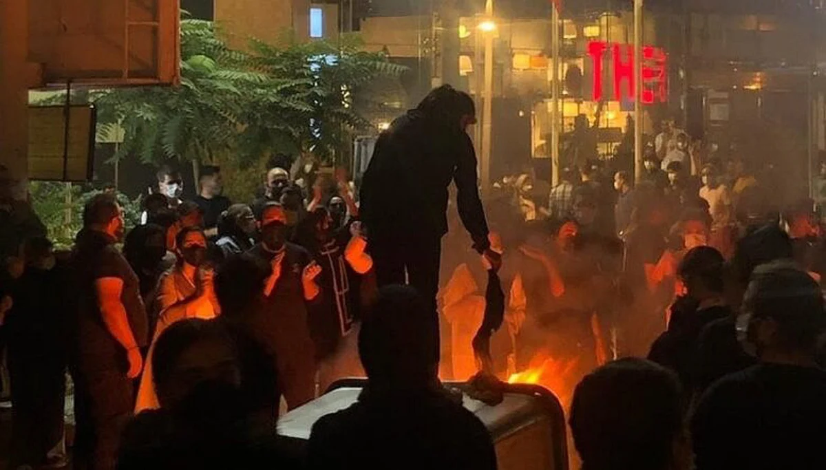 Iran has seen months of protests over the death of a young woman in custody, the report said.