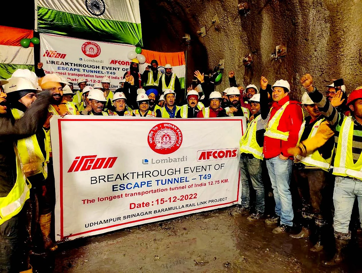 The ruling gradient inside the tunnel is 1 in 80.