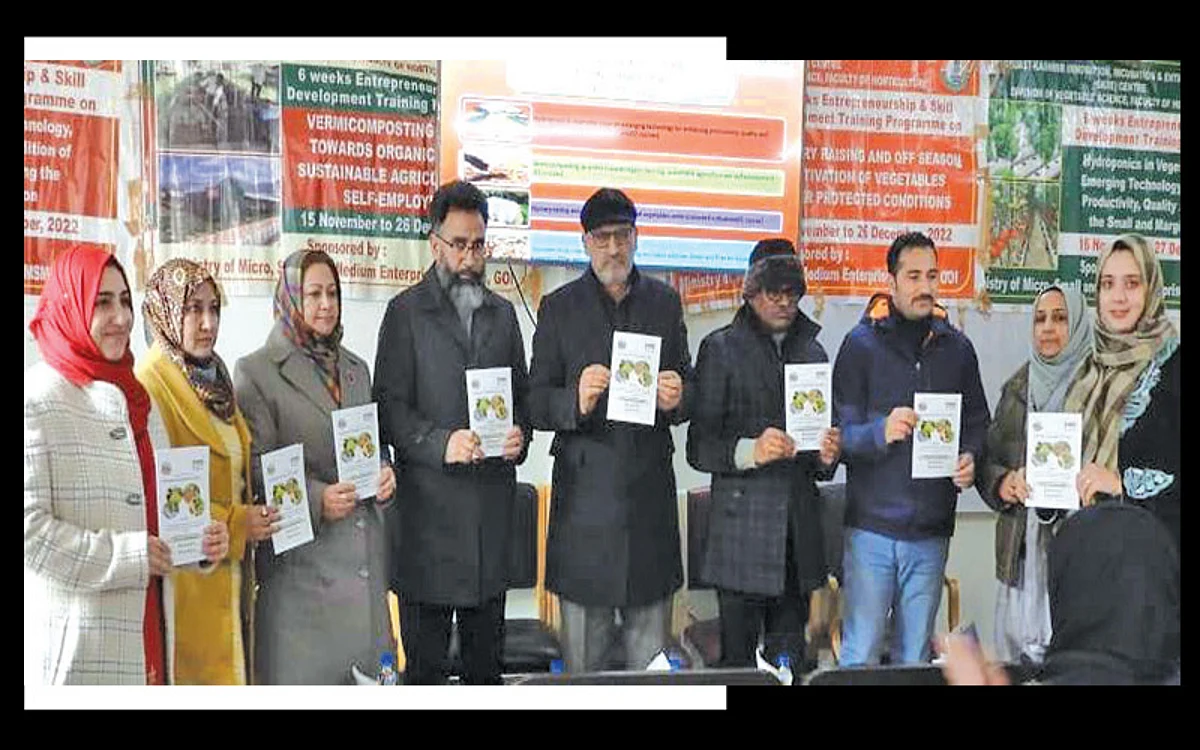 SKUAST-K’s Vegetable Science Division imparts entrepreneurship skills to educated women
