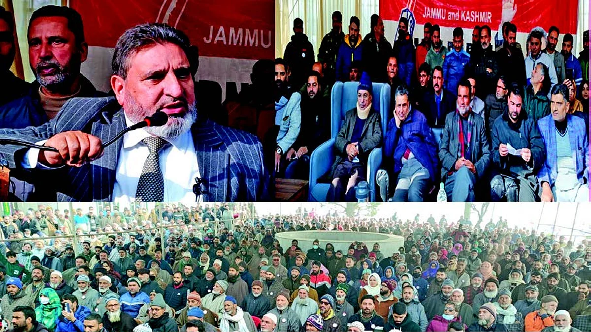 He added, “People have been suffering here for the past several decades due to the turmoil and bloodshed. Apni Party wants to get people out of miseries caused by the protracted turmoil here.”