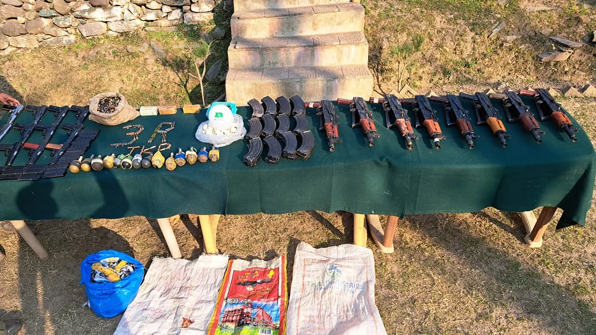 Huge cache of arms, ammunition recovered in Uri