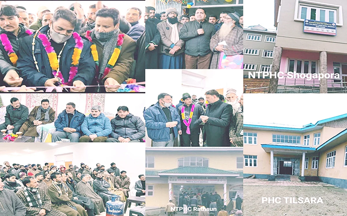 2 NTPHCs, 1 PHC inaugurated in Budgam