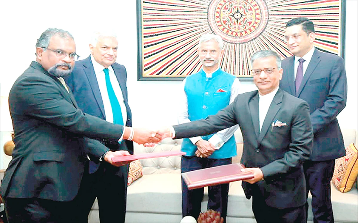External Affairs Minister S Jaishankar joins Sri Lankan President Ranil Wickremesinghe in inaugurating projects that emphasize India’s deep and abiding friendship with the people of Sri Lanka on Friday.