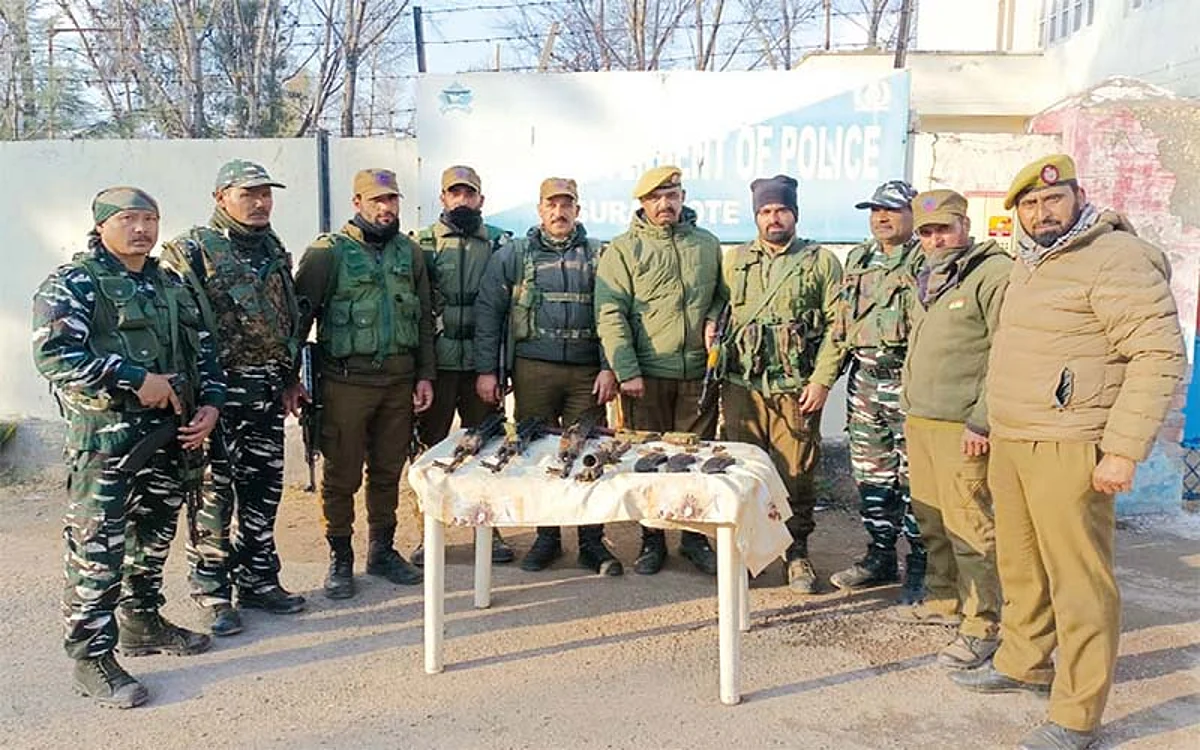 Large haul of arms, ammunition made from hideout in Poonch